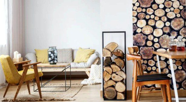 Store firewood inside and outside correctly and stylishly